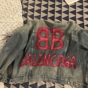 Balenciaga Blue Denim Jacket